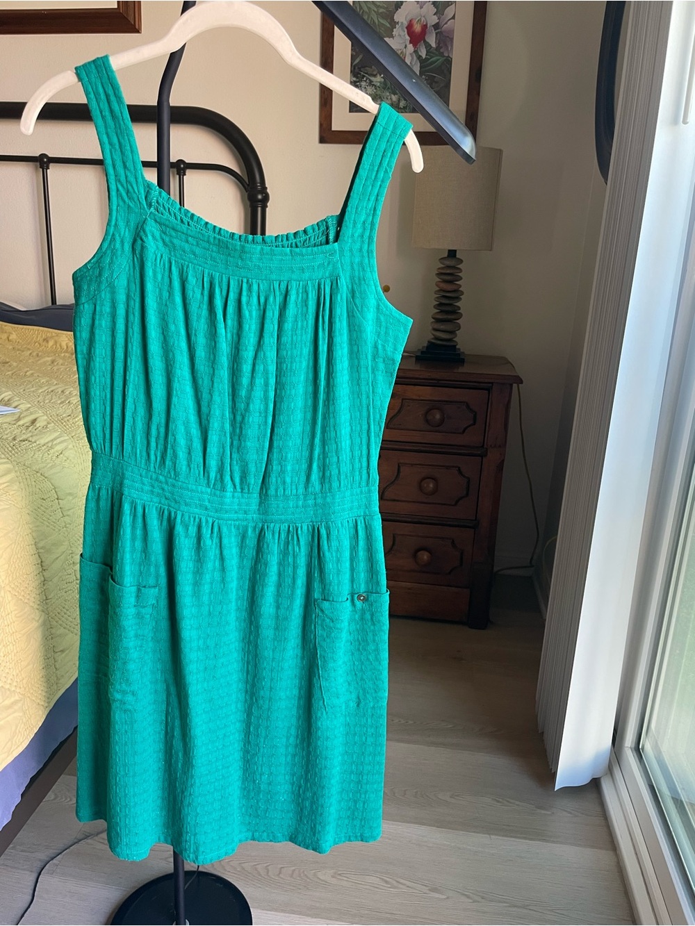 Universal Thread Teal Green Sleeveless Mini Dress with Pockets